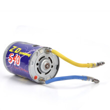 Blue 540 Brushed Motor, 36x50mm + 45A ESC