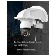 6 Pz Telecamera Sorveglianza con Copertura Antipioggia Cappuccio Parasole Protezione per Telecamera Sicurezza Telecamera Sicurezza Copertura