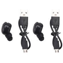 2X Auricolare Sportivo Wireless A Orecchio Singolo con Microfono Auricolare Intraauricolare A Mani Libere