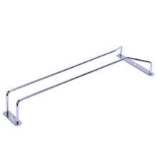 6X Glass Wine Champagne Cup Hangers Rack Holder with Screws (Silver)