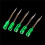 20X Green Garment Tagging Gun Steel Needles 5