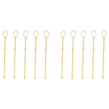 10 Wedding Metal Gold 3 Tier Cake Stand Center Handle Rods Fittings Kit