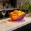 Dekorative Snackschale aus Glas, eleganter-Transparent groß 6