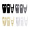 20PCS beschichtete Kleiderbügel-Clip-Kleiderhalter-Clip-Schwarz 4