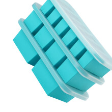 12Pcs Secure Food Storage Holders With Metal-cyan blue