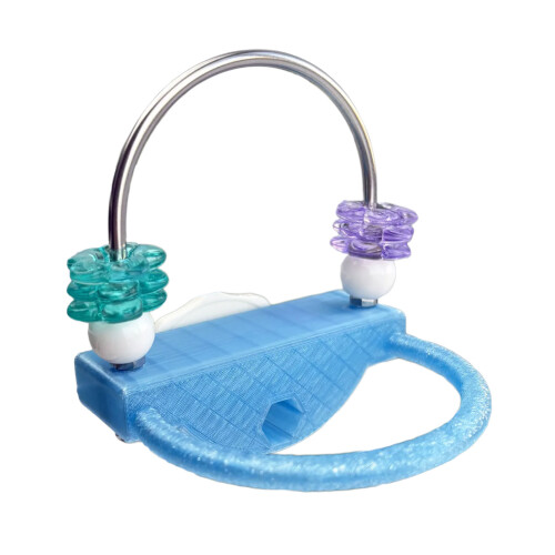 MultiFunctional Parrots Gym Stand Perch Toy with Chewable-Blue