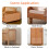Clear Scratch Proof Sofa Cover PVC Materials Pet Proof-20cm 3