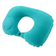 Ergonomic Neck Support Travel Pillow Portable-malachite green