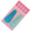 Portable Leather Scissors Case For Easy-Dark blue mint green 1