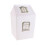 Slim Waste Bin Swing Top Lid Operations Space Saving for-White 1