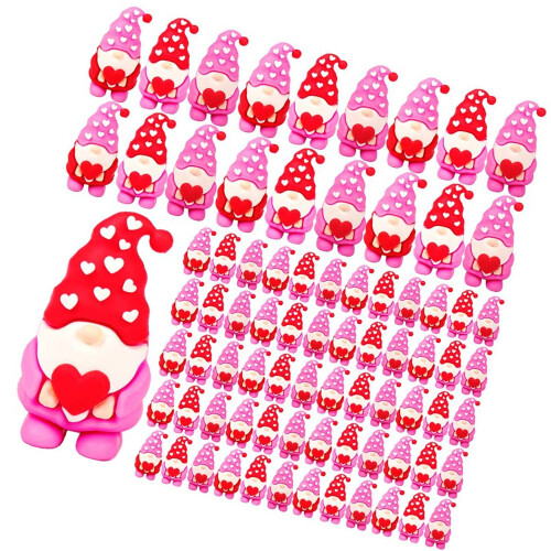 Valentines Day Miniature Gnomes Figurines Tiny Dwarf Gnomes-100