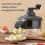 Efficient Manual Crank Fruit Peeler Steel Blade Grape Skin-1 2