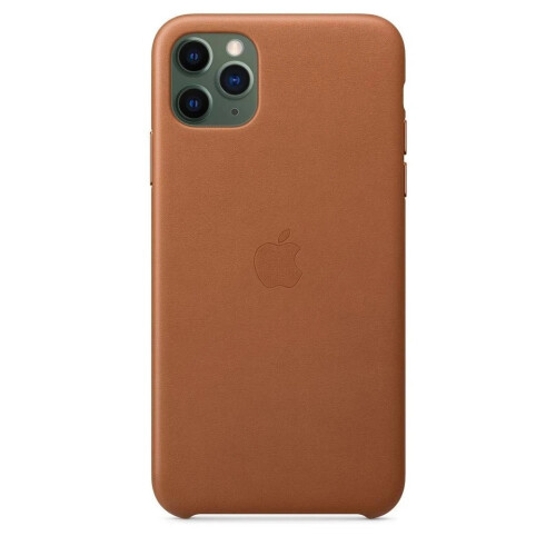 Apple Apple iPhone 11 Pro Max Leather Case, Saddle Brown 1