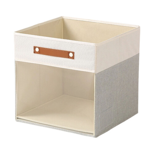 Zusammenklappbarer Organizer-Behälter mit visueller Sicht-grau