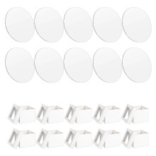 Packung mit 10 nachhaltigen Kuchenschachteln aus Papier mit-8IN