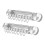 Plastic Suction Cup Hangers Rack Hanging Hook For-Silver 2pcs 1