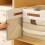 Zusammenklappbarer Organizer-Behälter mit visueller Sicht-grau 3