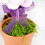 Ostern-Blumentopf-Dekorationen, künstlicher Blumentopf-Violett 6