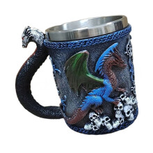 Elegant Dragon Designs Insulated Cup Stainless Steel-Blue
