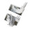 Dragon Bookend,Resin Decorative Bookends Fantasy Themed-Silver 1