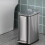 Modern Rectangular Waste Bin Odor Control Slip-matte black 7