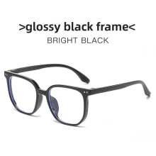 (Style A)Monture de lunettes carrée avec matière résine pour correction de la vision utilisation quotidienne