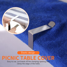Paquet de 30 Pinces Ă Nappe - Pinces Ă Nappe en Acier Inoxydable Durables et Pinces de Couverture - Support de Pince Ă Nappe Flexible