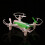 Κόκκινο μίνι drone, φώτα LED για νυχτερινές περιπέτειες, συχνότητα 4Ghz για απρόσκοπτο 6