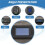 Newest AC 6In1 220V 100A Single Phase Digital Panel Amp Volt Current Meter Watt Kwh Power Factor Meter with Coil CT 3