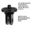 Camera Mount Adapter for  Ecosystem - ¼-20 Conversion Adapter for  Mounting System - Full  CNC Aluminum Metal - Mount Your Camera to Any 3