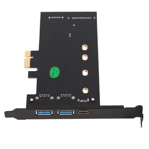Doppia Scheda USB 3.0 e Type-C M.2 PCIe M2 SSD  B Chiave per PCI-E Controller Riser Card per 2280 2260 2242 2230 NGFF