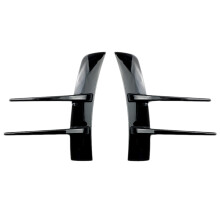 Auto schwarz Frontstoßstange Spoiler Flanke Windmesser für   eine Klasse A180 A200 A220 W177 (schwarz)