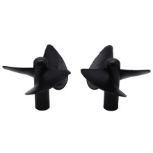 RC Boat Spare Parts Propeller Set for Flytec 2011-5 Fishing Tool Bait Boat Fish Finder Ship Part Positive & Reverse Propeller,2 Pcs