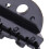 1 Set 6 String Saddle Headless Guitar Bridge Tailpiece Black for Electric Guitar Parts Replacement 6