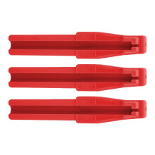 Pack of 3 Professional Eyebrow Pencil Sharpener Aid-Red