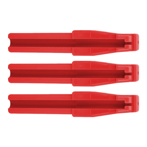 Pack of 3 Professional Eyebrow Pencil Sharpener Aid-Red