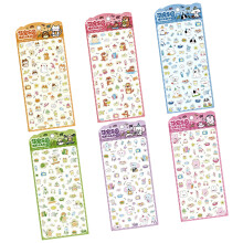 Puffier Sticker Sheets Decorative Sticker Cute Small Sticker for