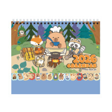 2026 Twin Wire Binding Calendar Monthly Planner for Daily-C