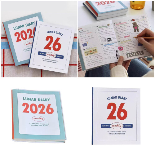 2026 Planner Journaal Schema Notebook Werkplanner Met-Wit 2