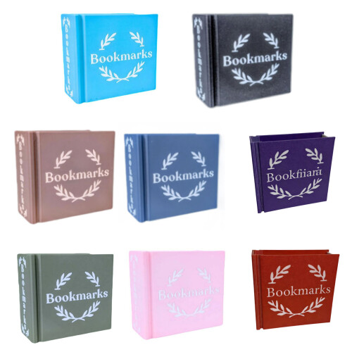 Decoratieve 3D-geprinte bladwijzerstandaard-Roze 1