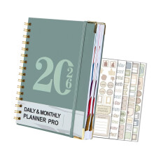 2026 wöchentlicher Monatskalender, Notizbuch für detaillierte
