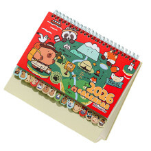 2026 Desktop Calendar Monthly Planner Twin Wire Binding-B