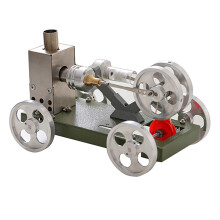 Zusammenbau eines Stirlingmotor-Automodells, Demonstrator für