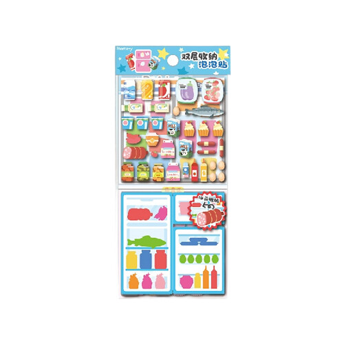 Pack of 1 Waterproof Bubble Sticker Double Layer for-102 B
