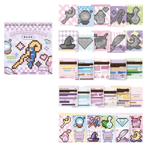 Childrens Educational Craft Sticker No Glues Needed Reusing-D