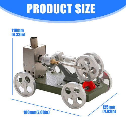 Zusammenbau eines Stirlingmotor-Automodells, Demonstrator für 2