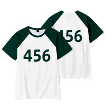 (456,XL)Squid Game Shirt Tshirts Number Netflix Kdrama Korean Seong Gihun 456 218 001
