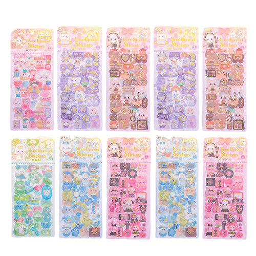 10 Pack Long Service Sticker Multipurpose Decoration Supplies