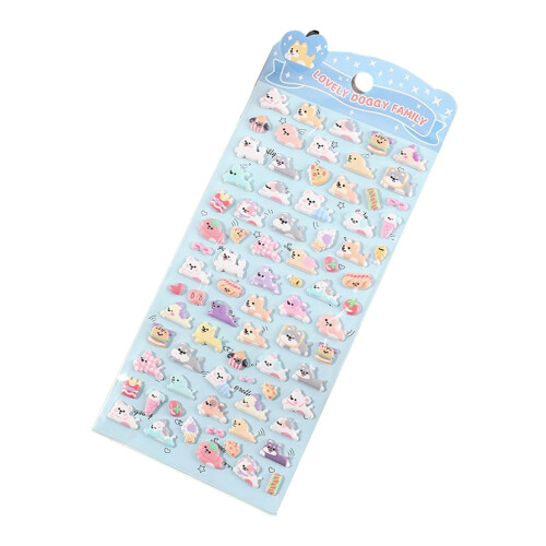 3D foam stickers, fruit, animal, bread, journal, student-4