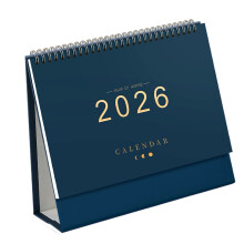 2026 Creative Mini Desk Calendar Decoration-dark blue